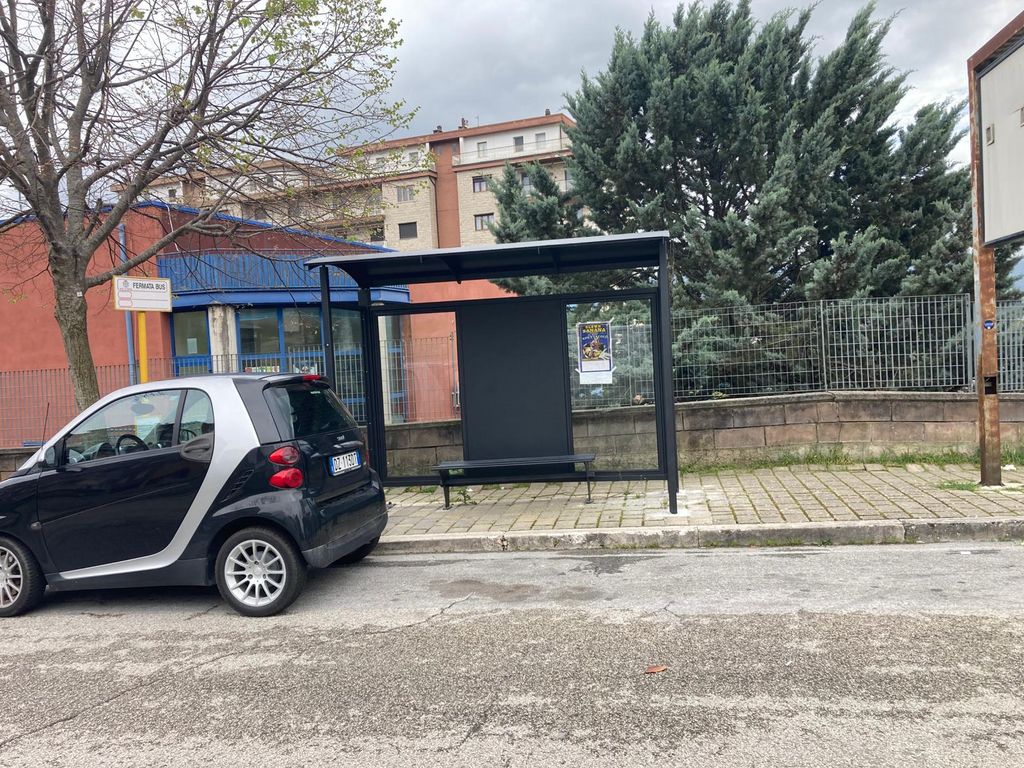 Impianto PENSILINA a Isernia, in zona Dok