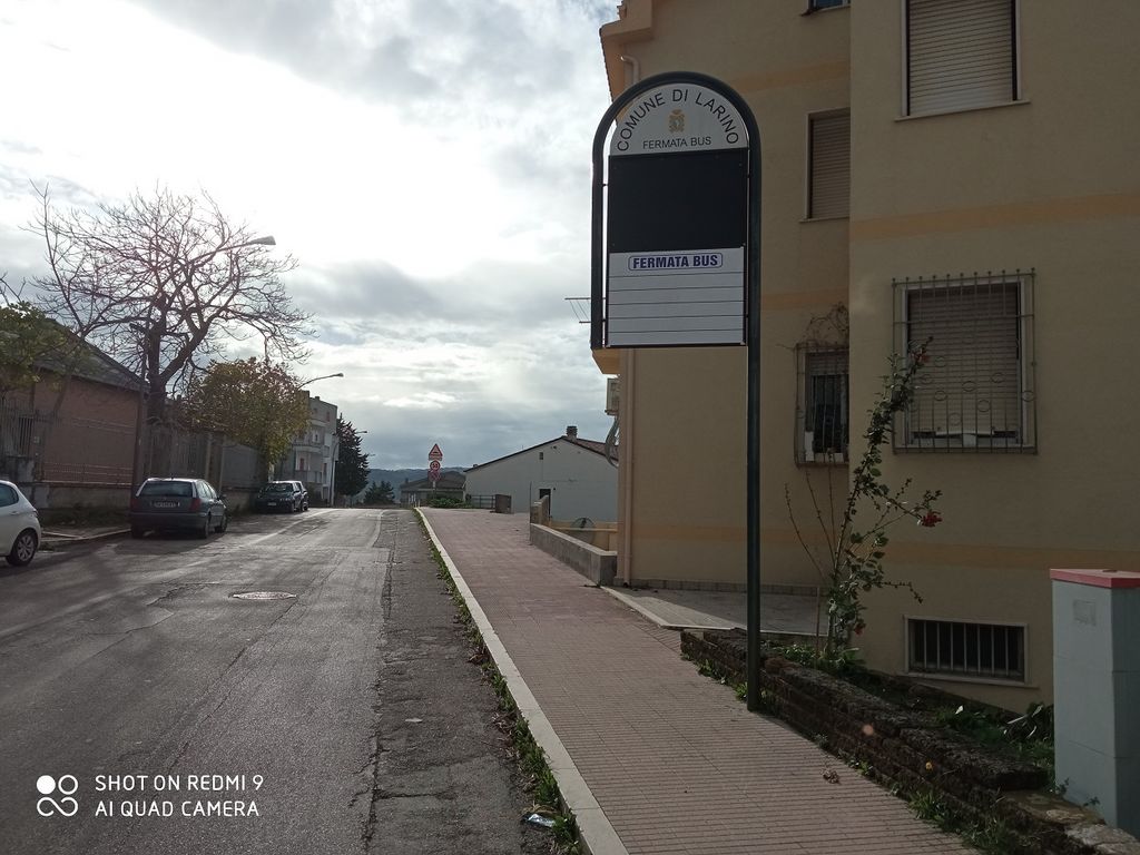 Impianto PALINA a Larino, in zona Mosaici