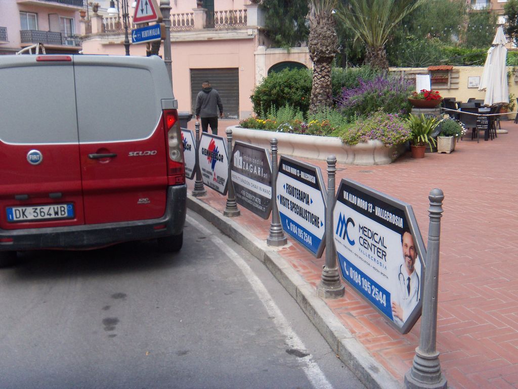 Impianto TRANSENNA a Bordighera, in zona Giuliana