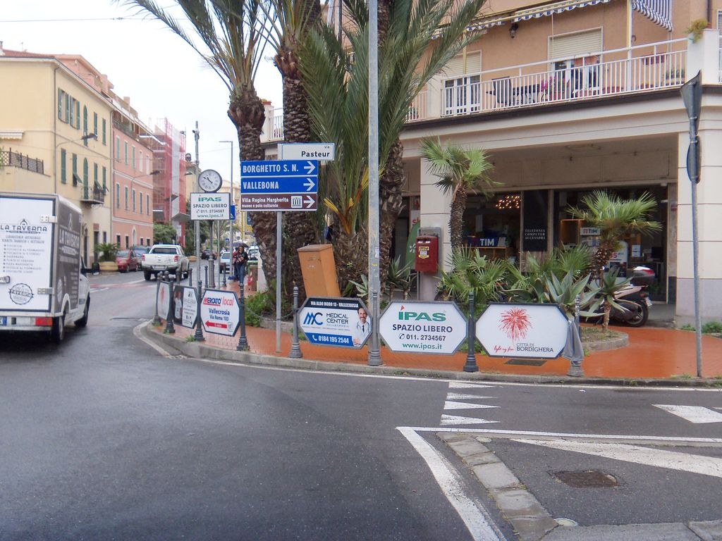 Impianto TRANSENNA a Bordighera, in zona Despar