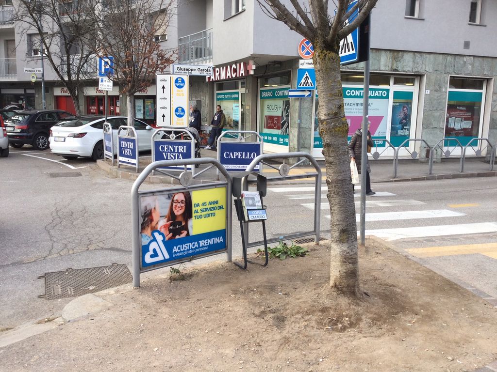 Impianto TRANSENNA a Trento, in zona Atriò