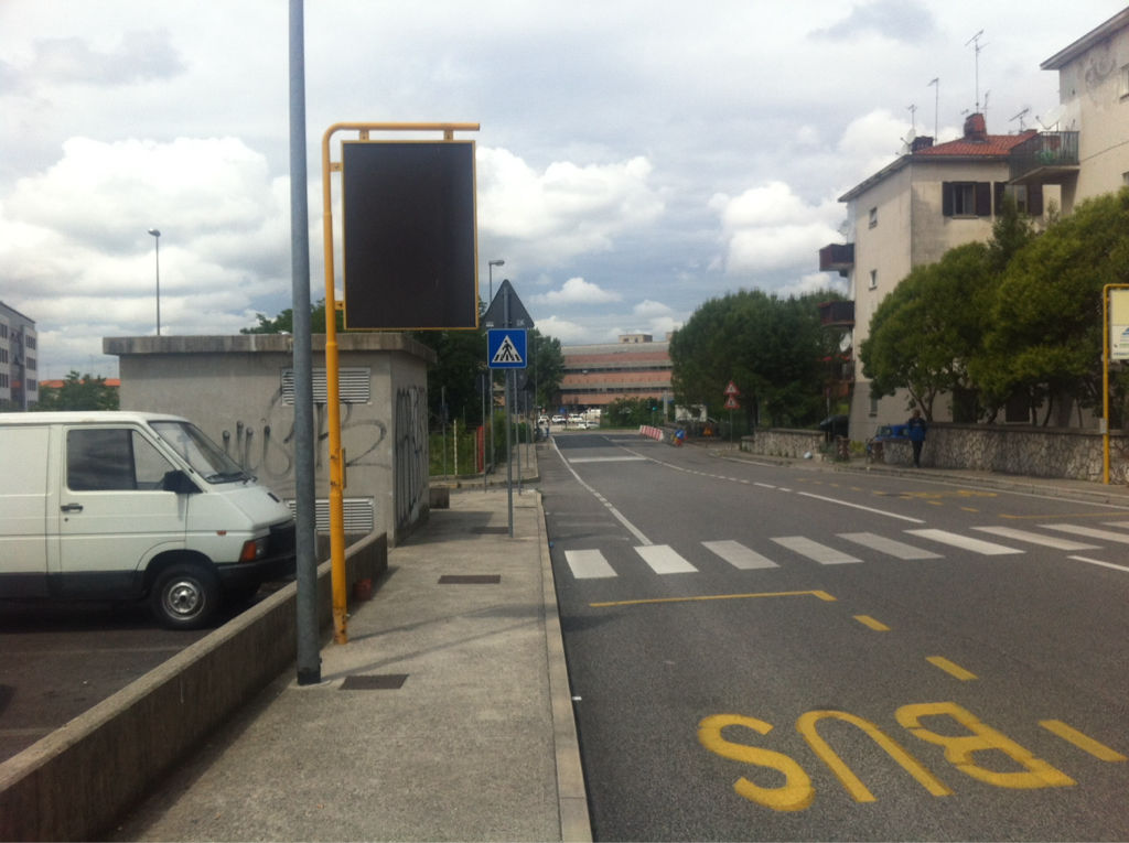 Impianto PALINA a Monfalcone, in zona Bar Ai Quattro Venti