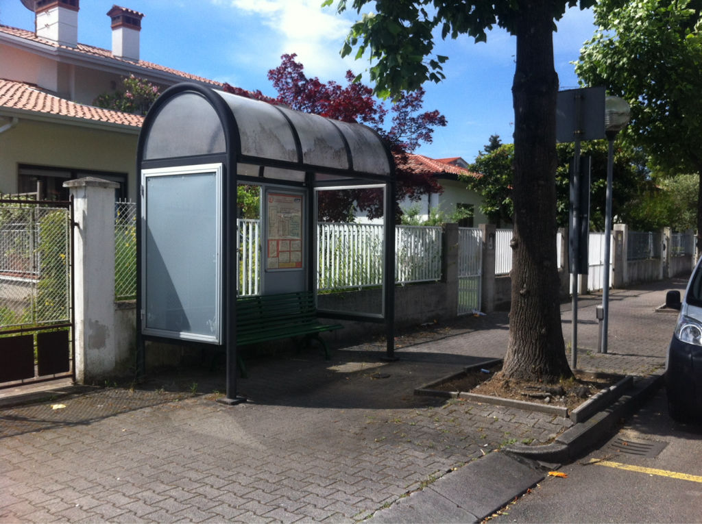 Impianto PENSILINA a Monfalcone, in zona Bar Novo