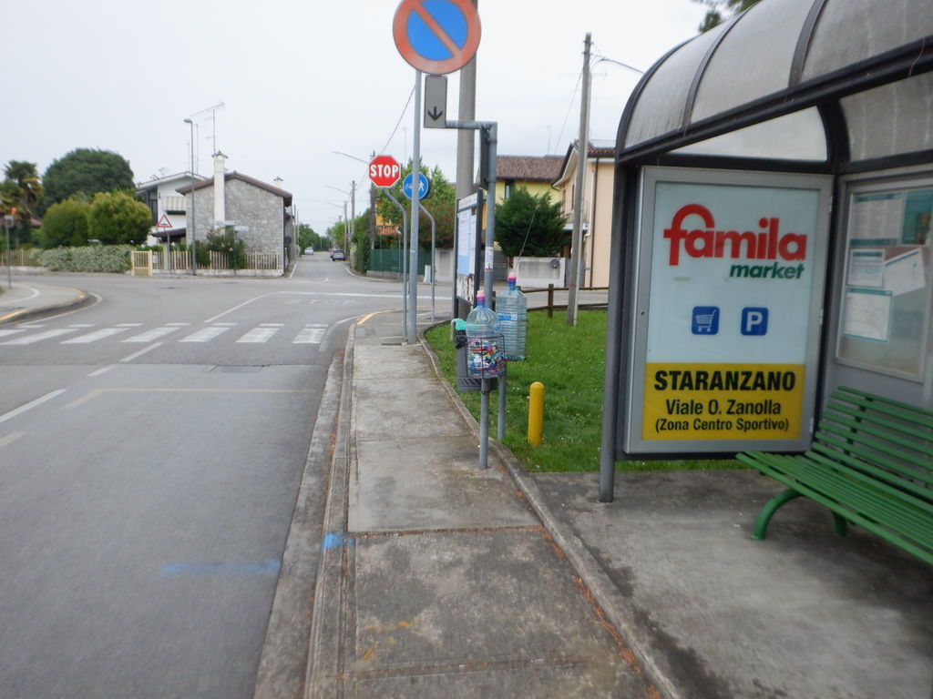 Impianto PENSILINA a San Canzian d'Isonzo, in zona Begliano (Casa del Popolo)