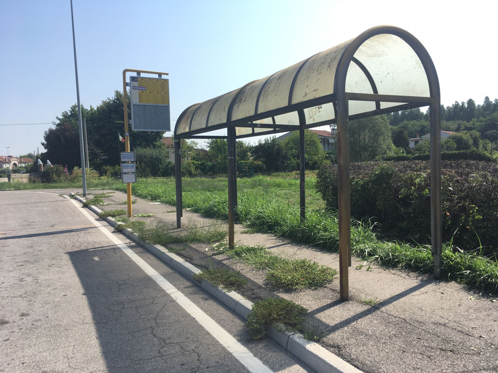 Impianto PENSILINA a Legnago, in zona Pizzeria Cavour