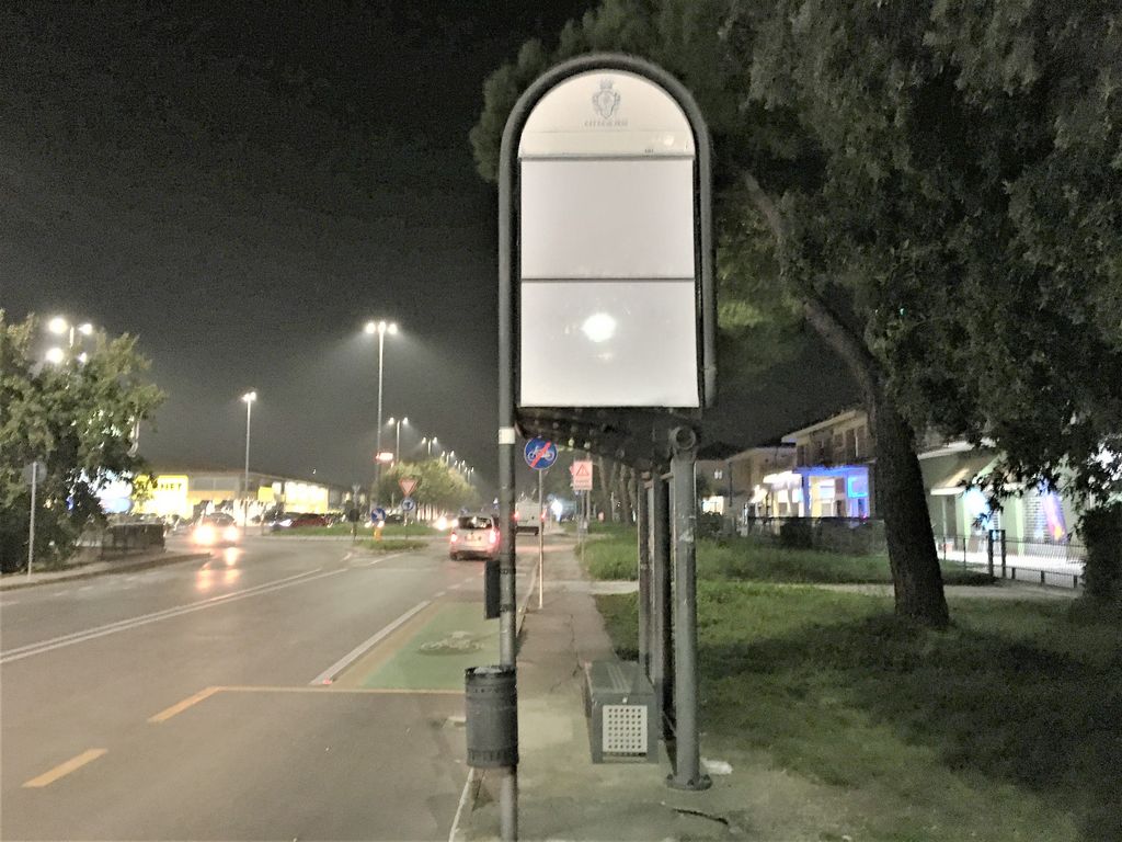 Impianto PALINA a Jesi, in zona Centro Commerciale Gallodoro