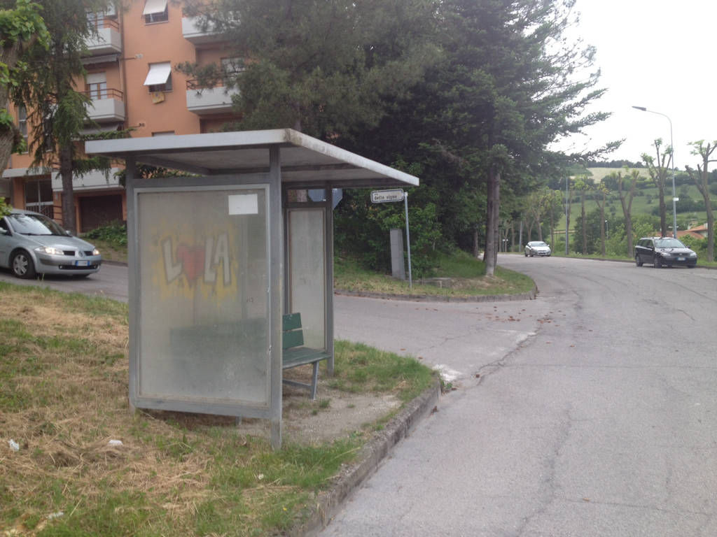 Impianto PENSILINA a Fossombrone, in zona Stadio comunale Marcello Bonci