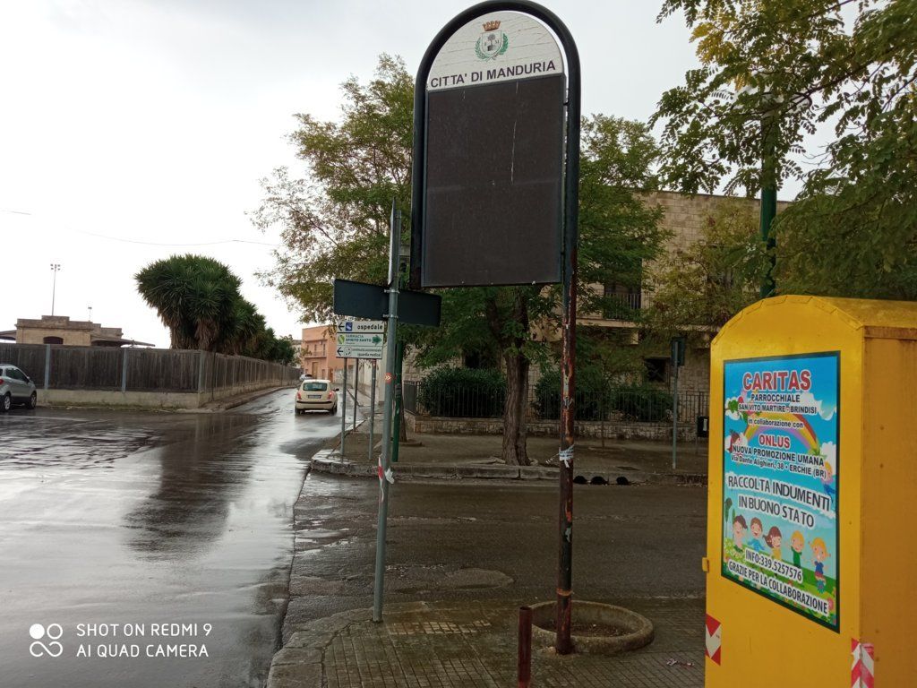 Impianto PALINA a Manduria, in zona Chiesa di San Pietro Mandurino