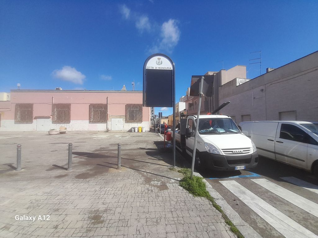 Impianto PALINA a Manduria, in zona Bar Diurno
