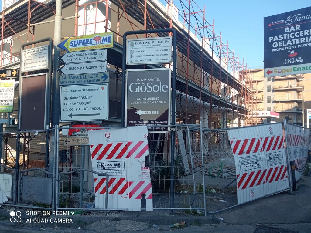 Impianto TABELLA a Capua, in zona McDonald's