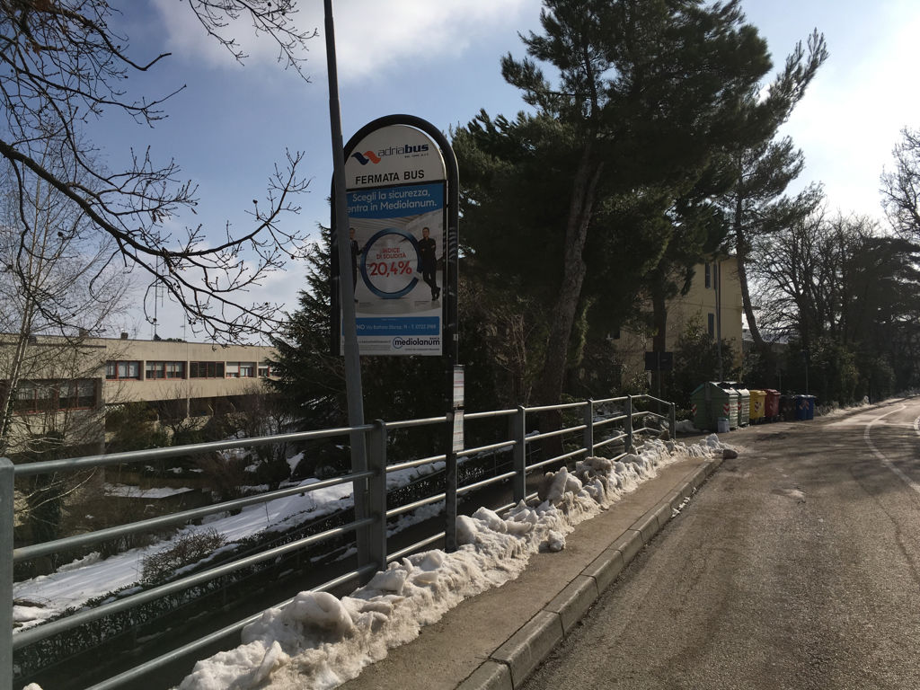 Impianto PALINA a Urbino, in zona Toffee