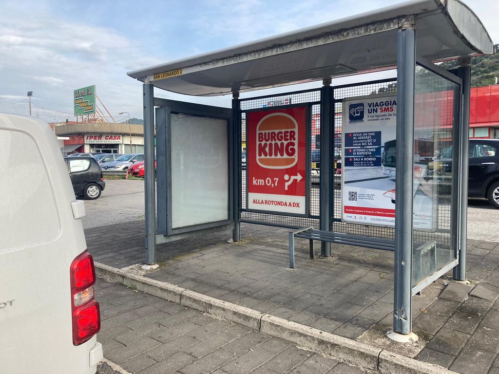 Impianto PENSILINA a Salerno, in zona Decò