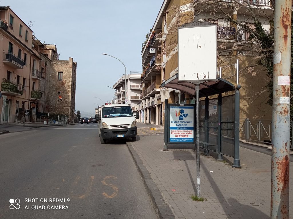 Impianto PALINA a Benevento, in zona Arco di Traiano
