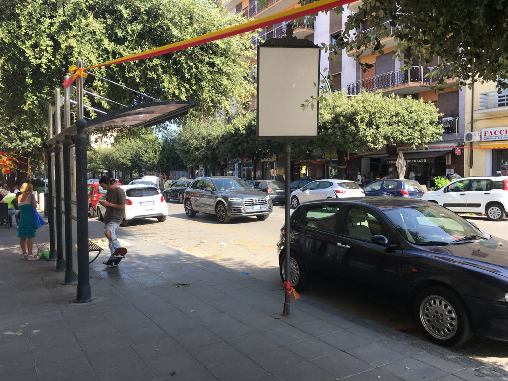 Impianto PALINA a Benevento, in zona Chiesa di Santa Maria di Costantinopoli