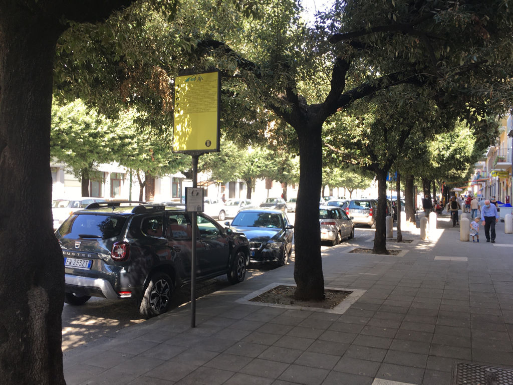 Impianto PALINA a Benevento, in zona Chiesa di Santa Maria di Costantinopoli