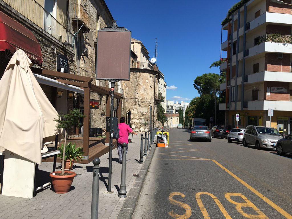 Impianto PALINA a Benevento, in zona Chiesa di Santa Sofia