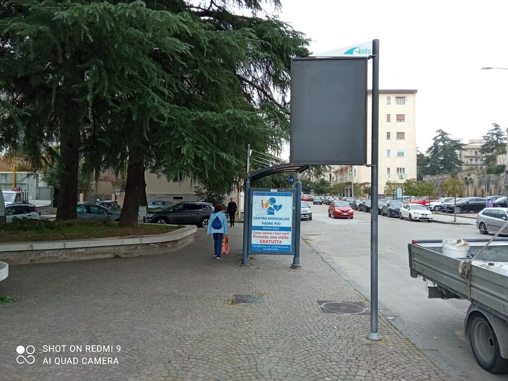Impianto PALINA a Benevento, in zona Chiesa del Santissimo Salvatore