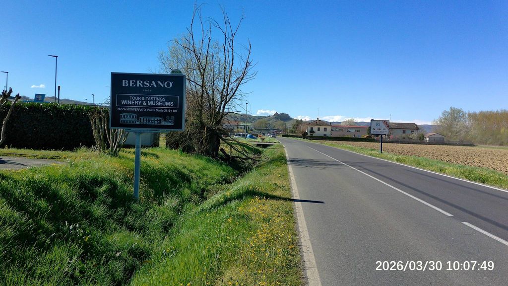 Impianto CARTELLONISTICA a Nizza Monferrato, in zona Il Gigante