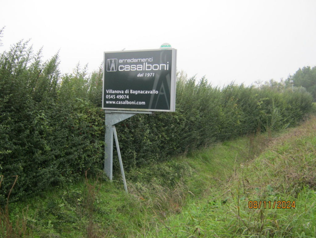 Impianto CARTELLONISTICA a Lugo, in zona Ricci ceramiche