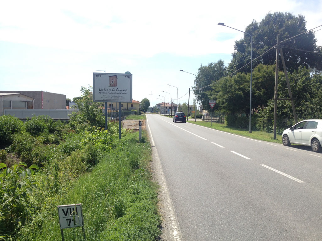 Impianto CARTELLONISTICA a Nibbiola, in zona Oratorio di San Vittore