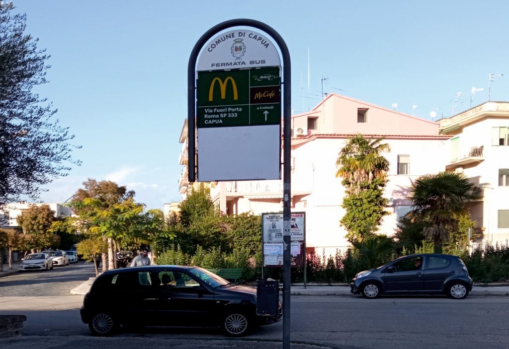 Impianto PALINA a Capua, in zona Caffè Don Carlo