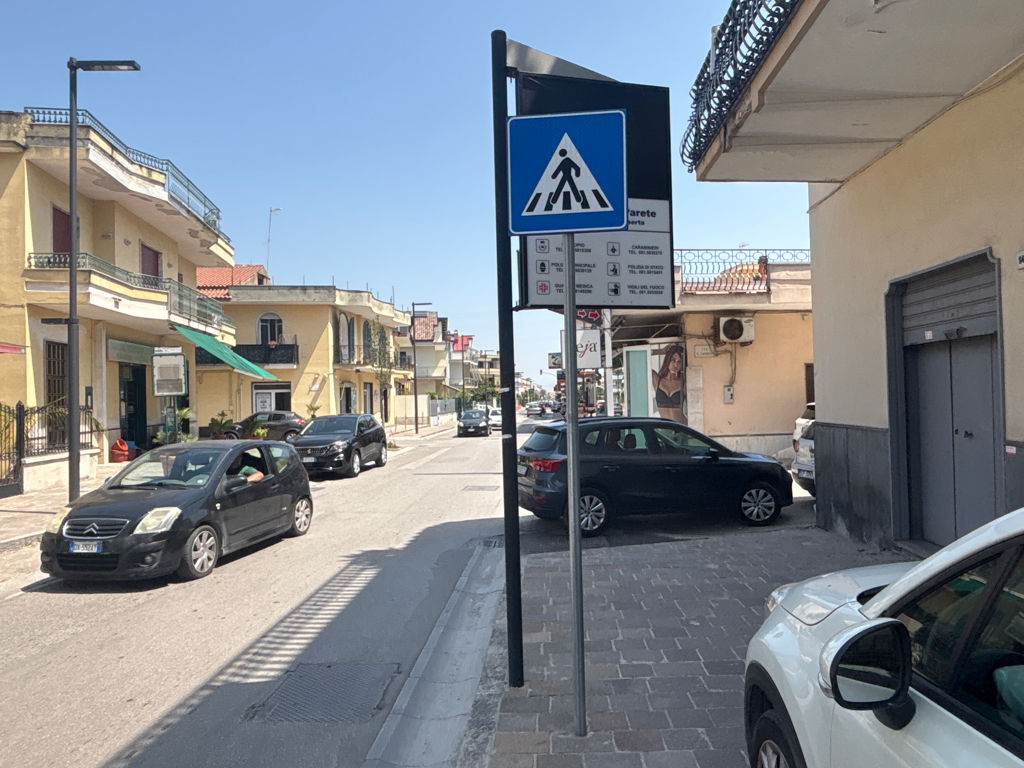 Impianto PALINA a Parete, in zona Despar