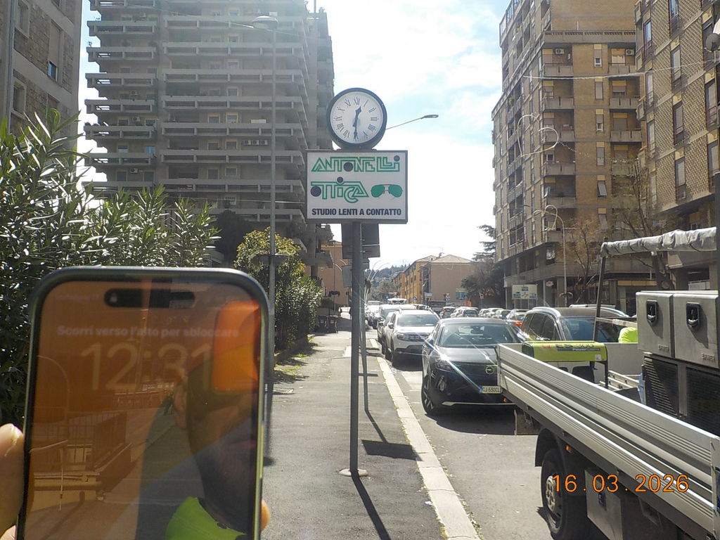 Impianto OROLOGIO a Terni, in zona Trattoria Turati