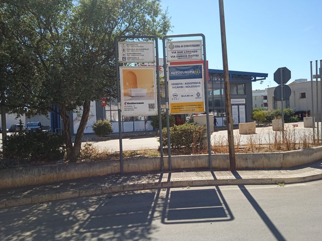 Impianto TABELLA a Conversano, in zona La focaccina