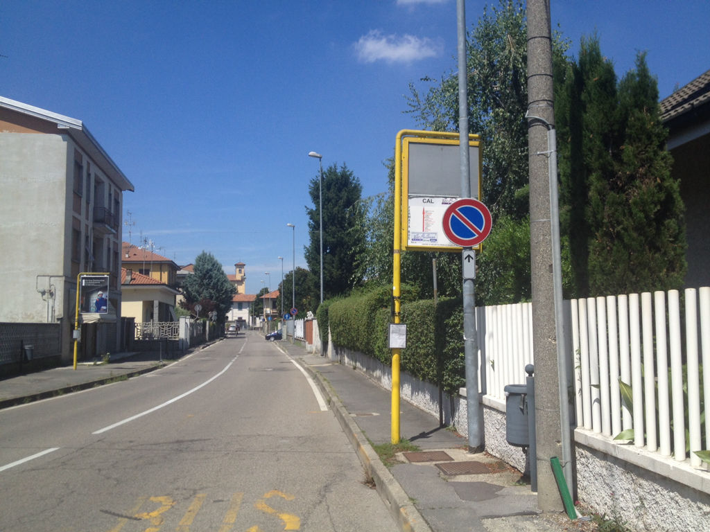 Impianto PALINA a Bollate, in zona Chiesa parrocchiale di San Bernardo