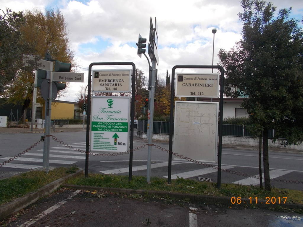 Impianto TABELLA a Ponzano Veneto, in zona Chiesa di Merlengo