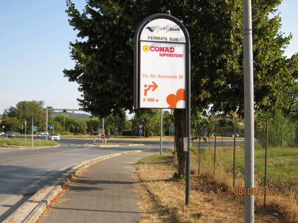 Impianto PALINA a Pesaro, in zona Sì con te