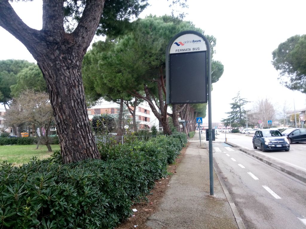 Impianto PALINA a Pesaro, in zona Parrucchiera Roberta