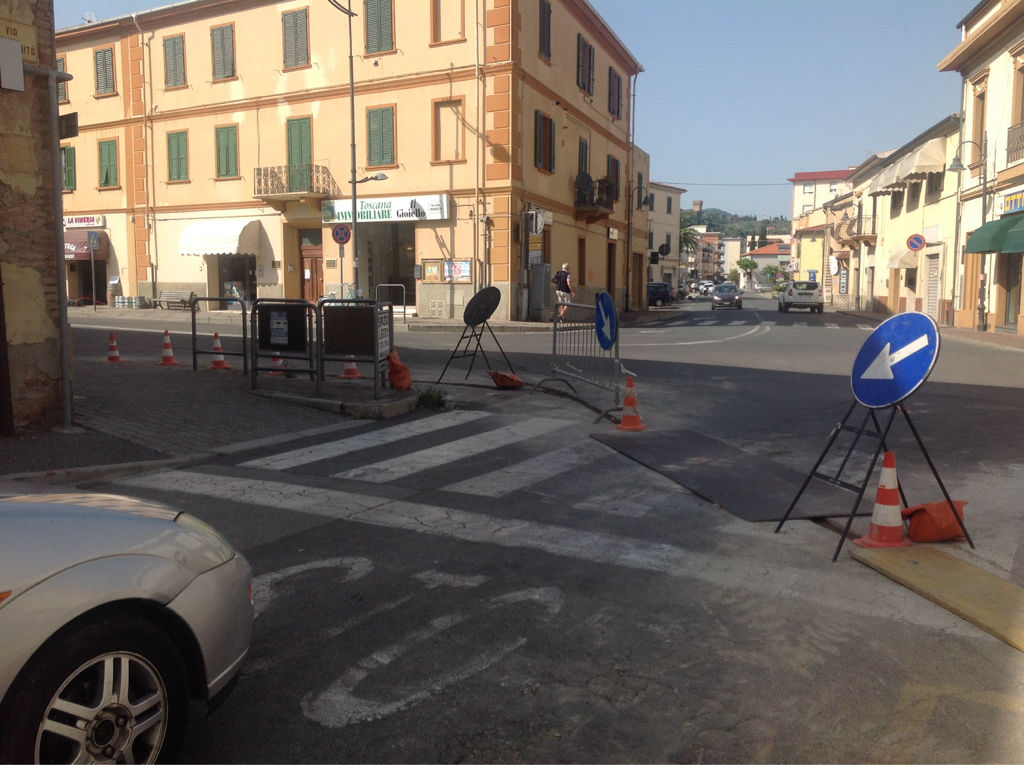 Impianto TRANSENNA a Campiglia Marittima, in zona Bussotti