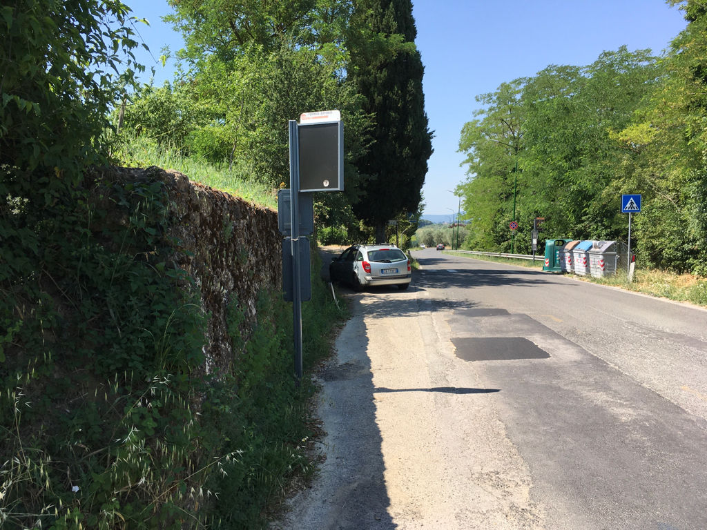 Impianto PALINA a Siena, in zona Venturini Abbigliamento