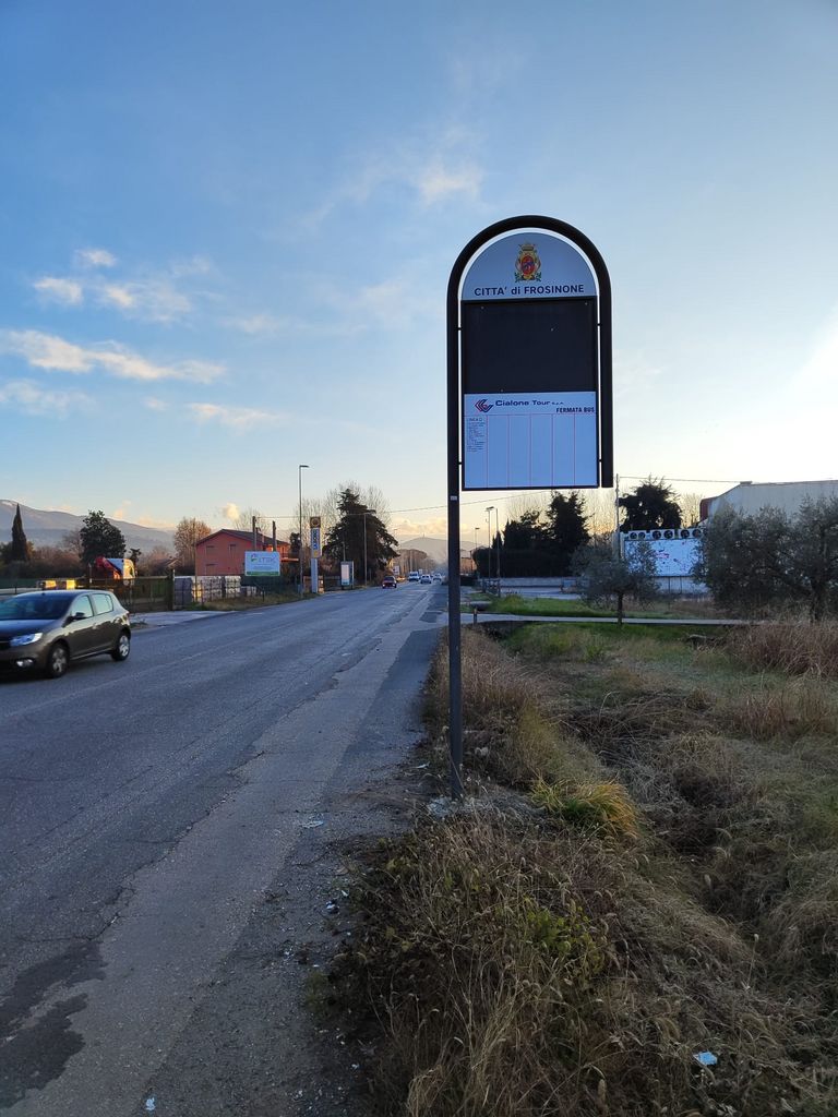 Impianto PALINA a Frosinone, in zona Parafarmacia
