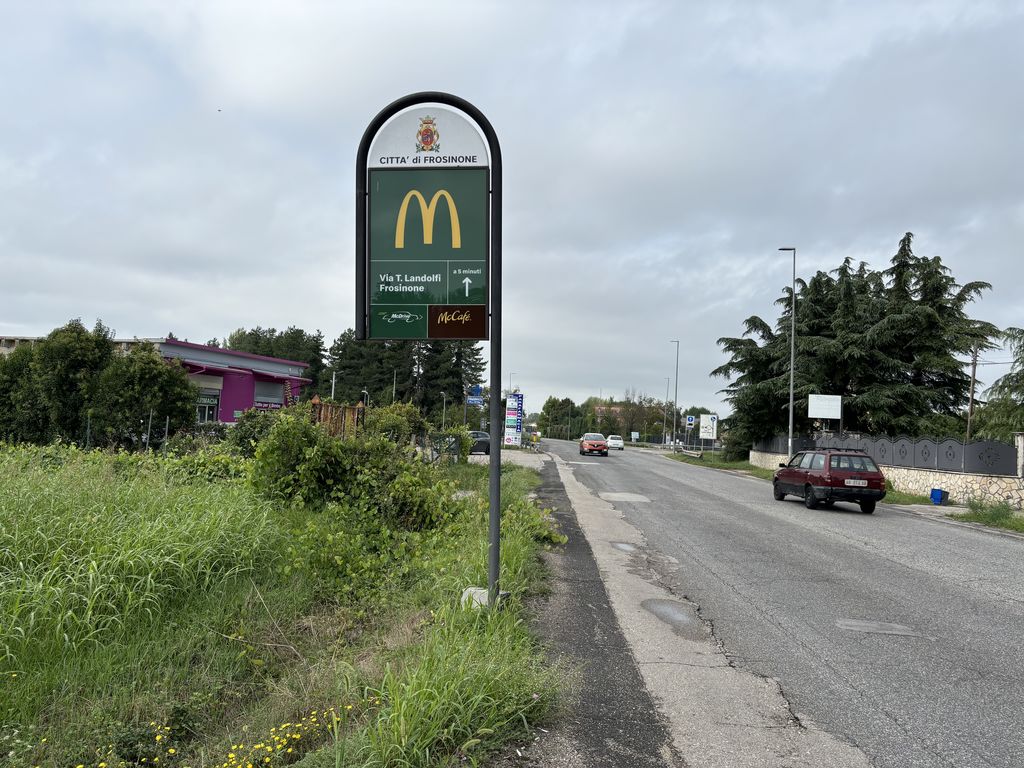 Impianto PALINA a Frosinone, in zona Parafarmacia