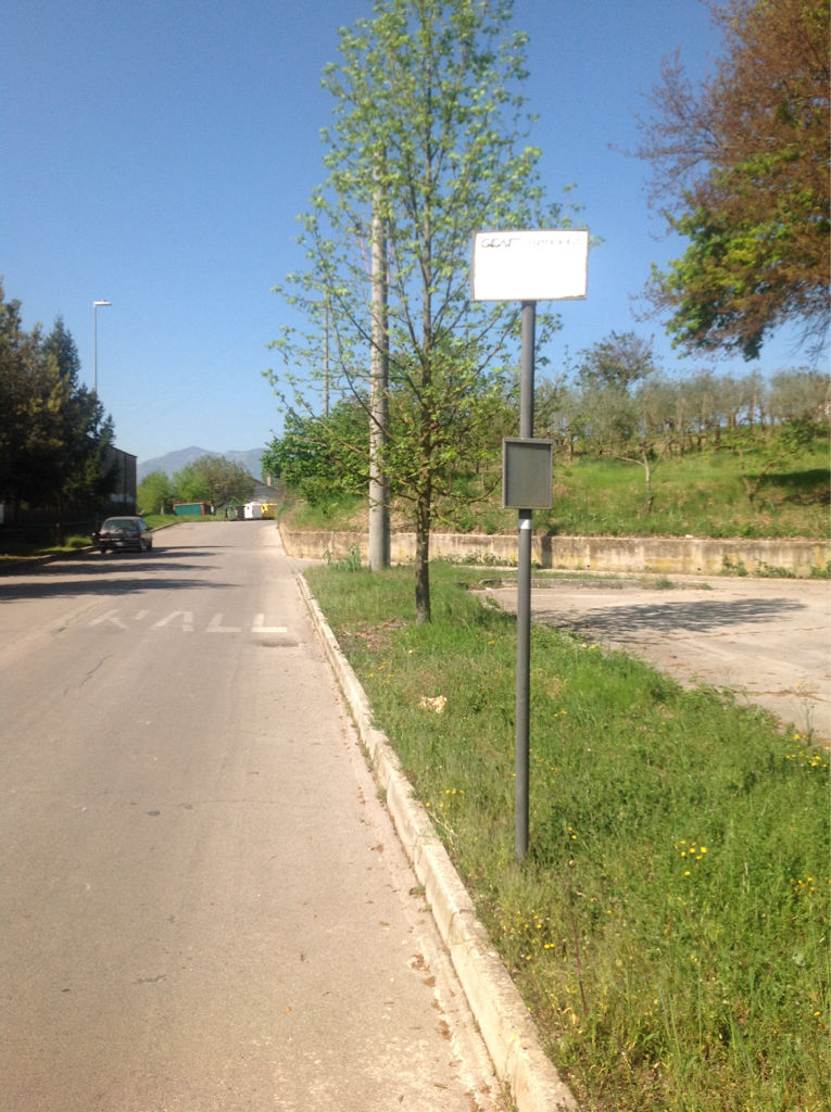 Impianto PALINA a Frosinone, in zona Unieuro