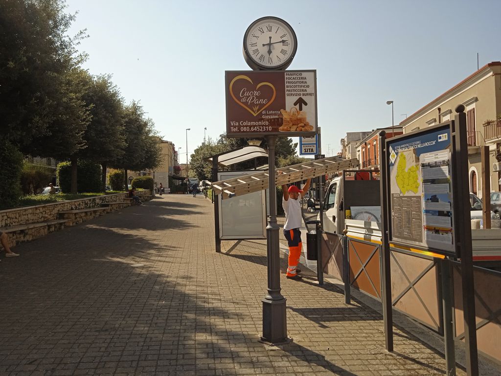 Impianto OROLOGIO a Cassano delle Murge, in zona Garibaldi