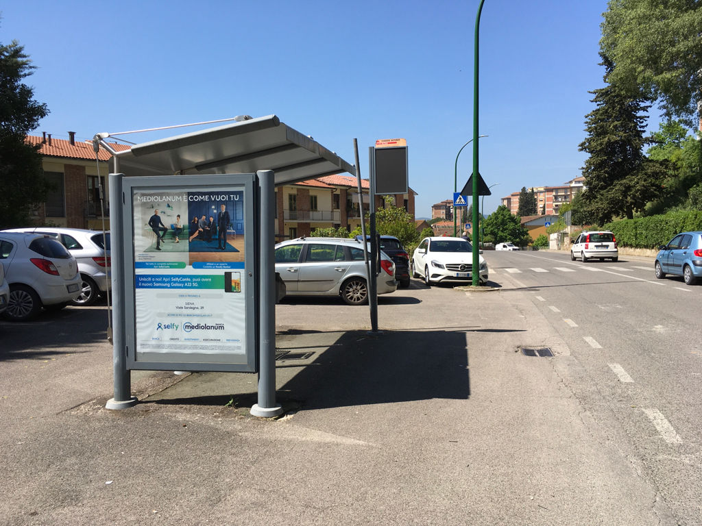 Impianto PENSILINA a Siena, in zona Coop.fi