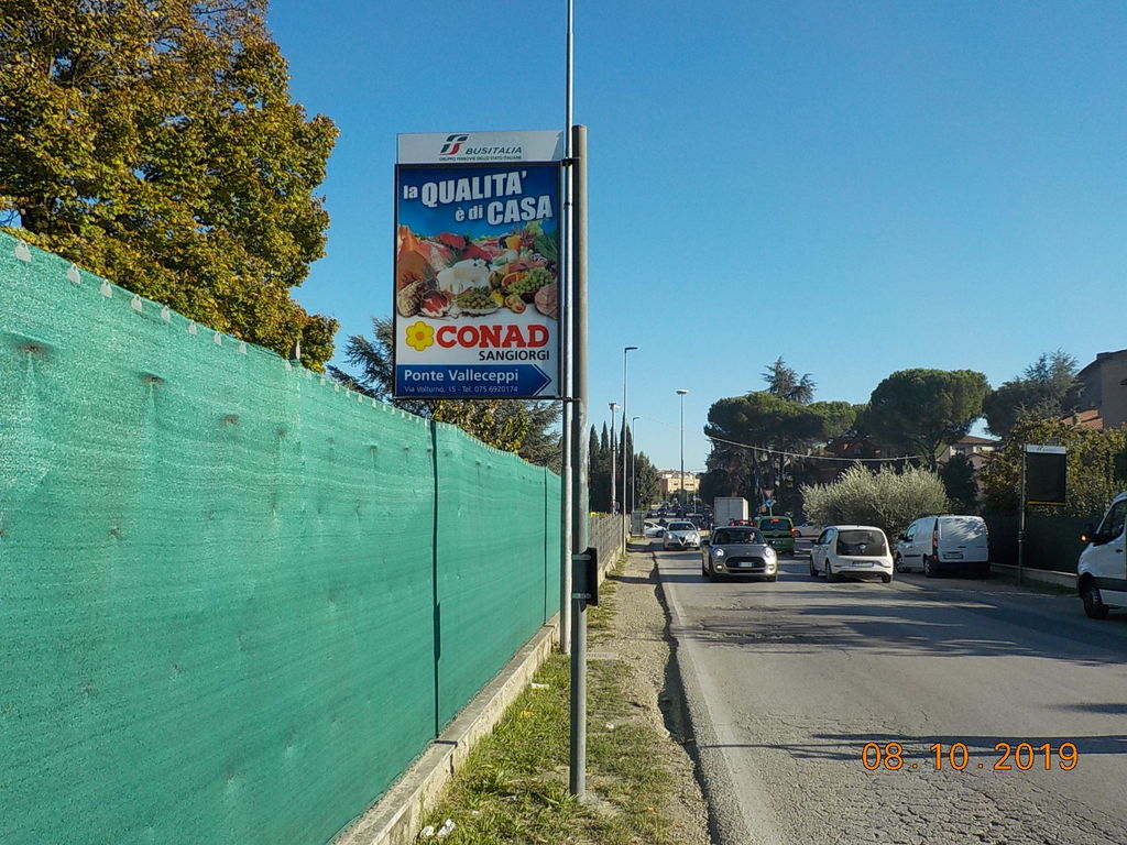Impianto PALINA a Perugia, in zona Bar Cavaliere