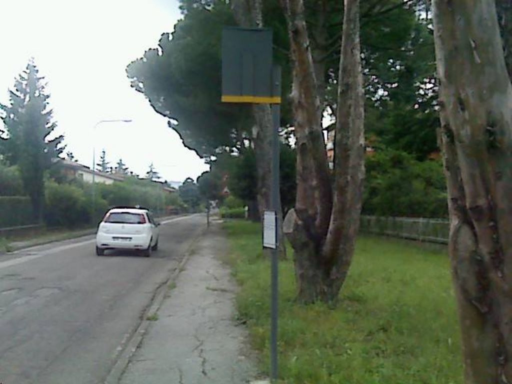 Impianto PALINA a Perugia, in zona Biblioteca Biomedica - Università degli Studi di Perugia