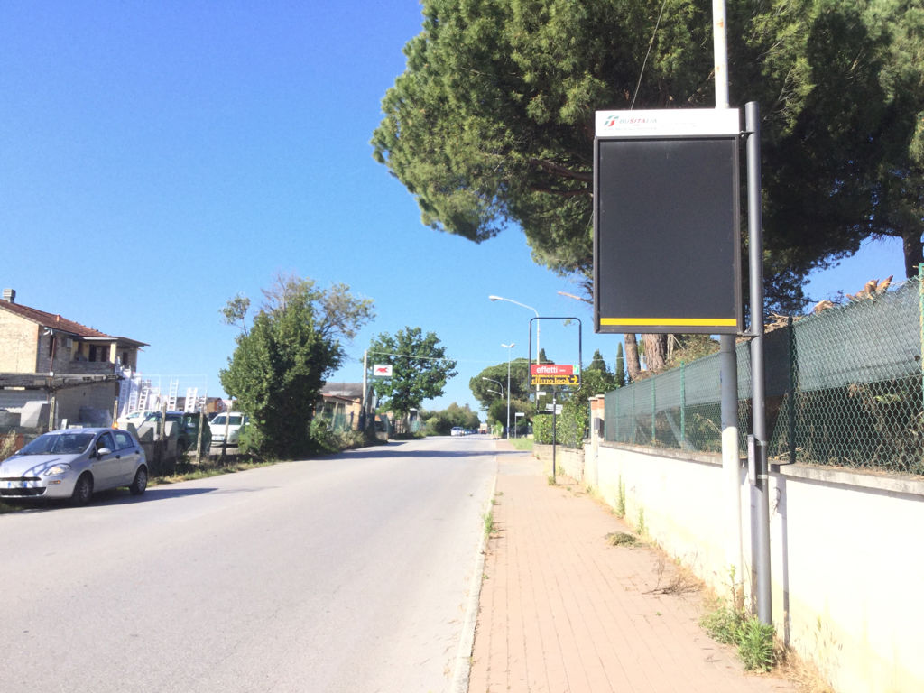 Impianto PALINA a Perugia, in zona Biblioteca Biomedica - Università degli Studi di Perugia