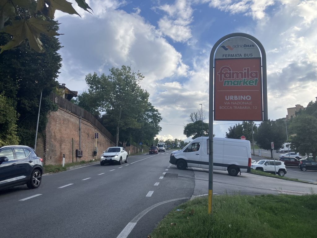 Impianto PALINA a Urbino, in zona Eni Café & Shop
