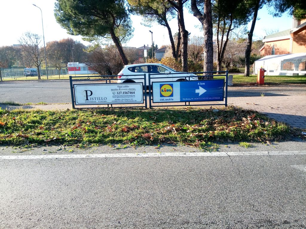 Impianto TRANSENNA a Vallefoglia, in zona Conad City