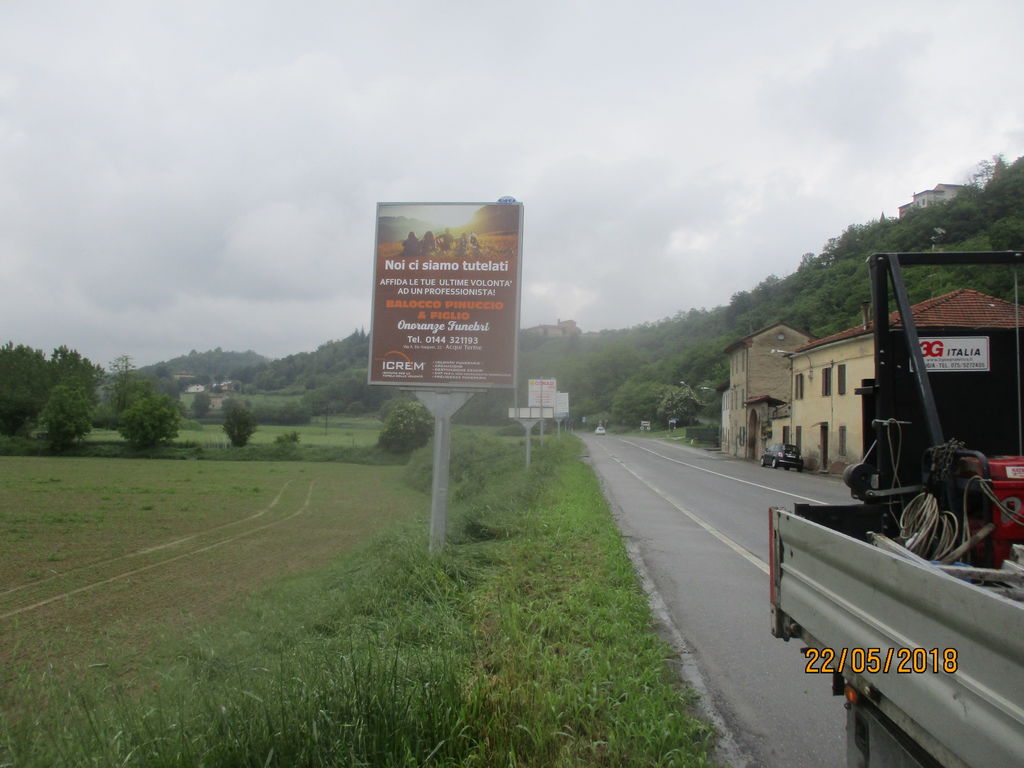 Impianto CARTELLONISTICA a Cassine, in zona Oratorio di Sant'Antonio