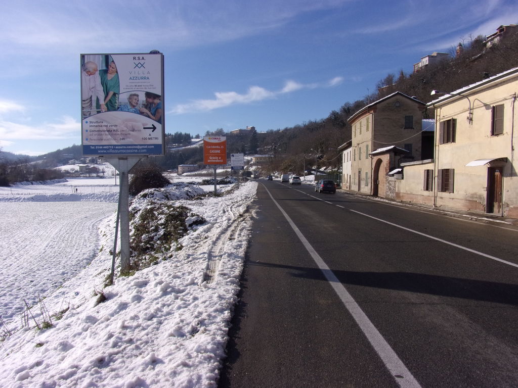 Impianto CARTELLONISTICA a Cassine, in zona Oratorio di Sant'Antonio
