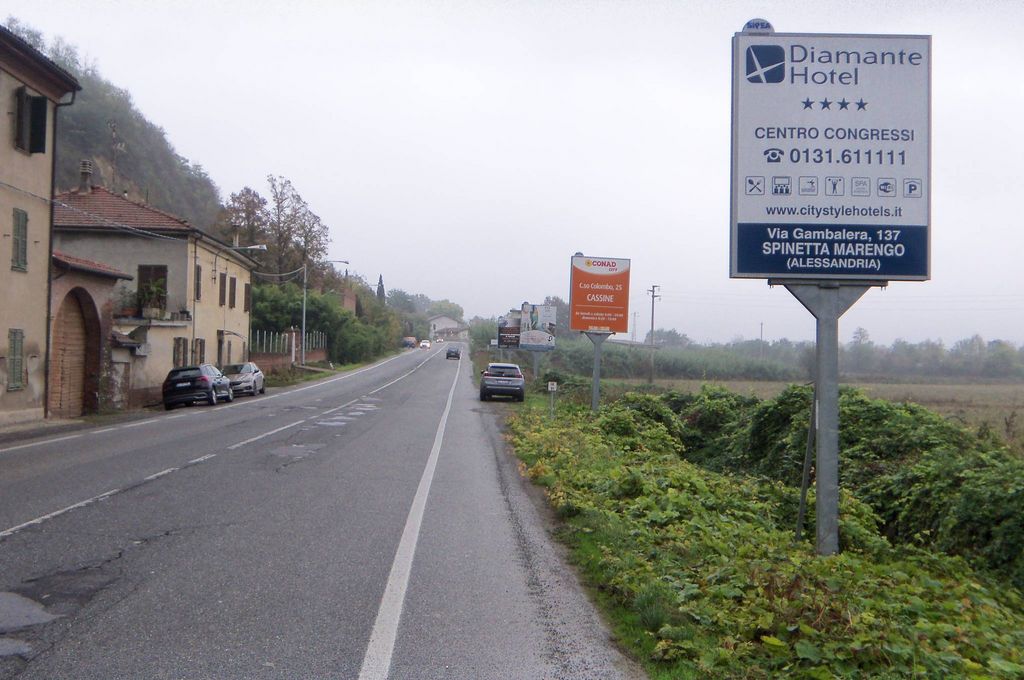 Impianto CARTELLONISTICA a Cassine, in zona Monumento ai Caduti