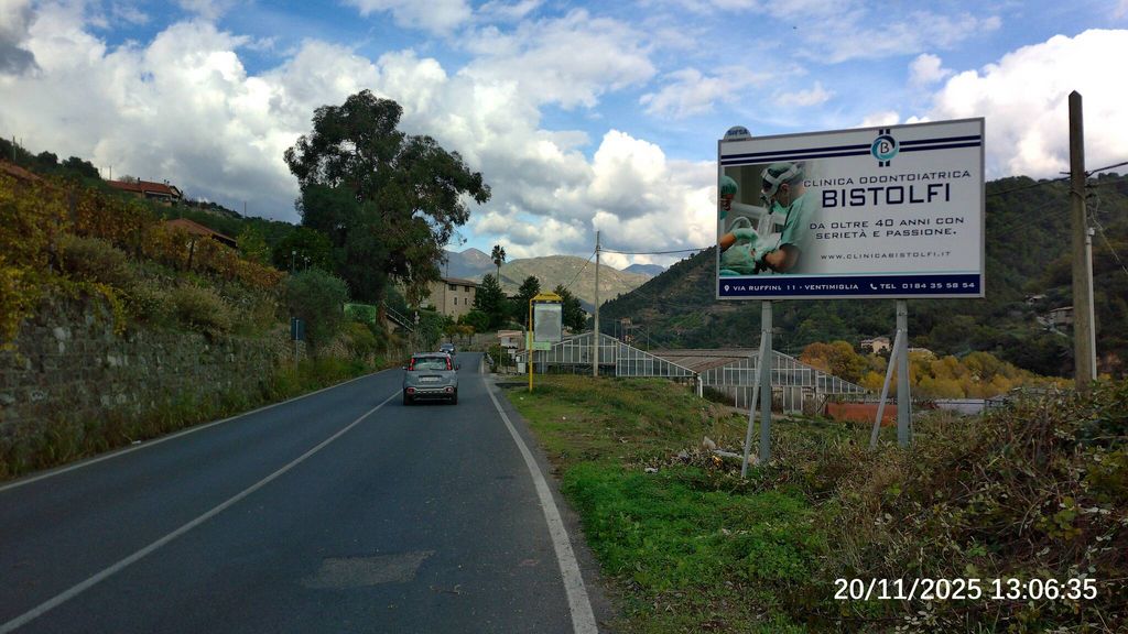 Impianto CARTELLONISTICA a Camporosso, in zona Chiesa di San Giorgio