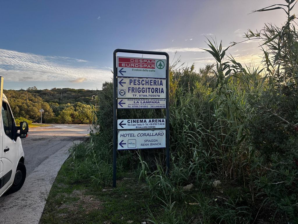 Impianto FRECCE / PREINSEGNE a Santa Teresa Gallura, in zona La Lampara