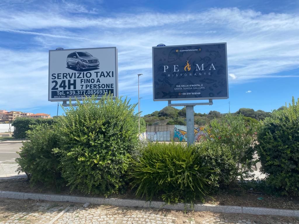 Impianto CARTELLONISTICA a Santa Teresa Gallura, in zona La Lampara